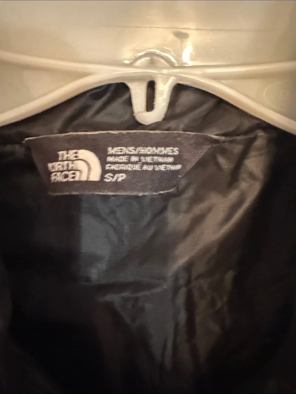 The North Face Men's Black Lightweight Packable Puffer Jacket With Amazon Logo